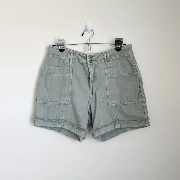 Anthropologie Green Wilder Utility Shorts Size 28 - Picture 7 of 10